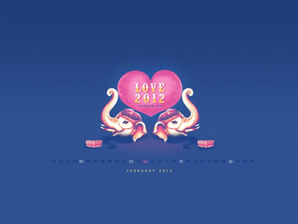 Website Desktop Wallpaper Calendars February Html