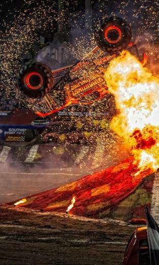 Cars Destruction Monster Truck Jam Wallpaper
