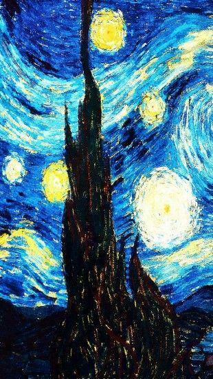 Starry Night Phone Wallpaper Art Quotes