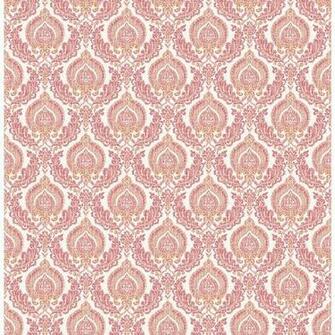 A Street Lulu Rose Damask Wallpaper Sample 22230sam The