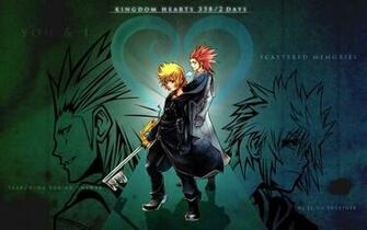 Showing Gallery For Kingdom Hearts Wallpaper Roxas And Axel
