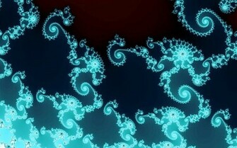 Fractal Blue Black Detail Of Mandelbrot Set Created With Fractile