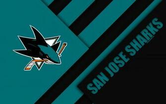 Wallpaper San Jose Sharks Nhl 4k Material Design