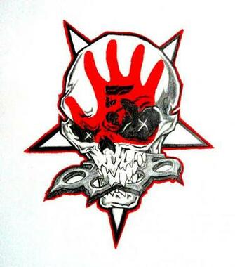 Five Finger Death Punch Skull By Crossfade528