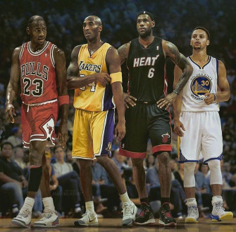 Jordan Bryant James Curry Kobe Lebron