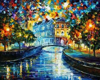 Paintings Leonid Afremov Oil Painting Wallpaper