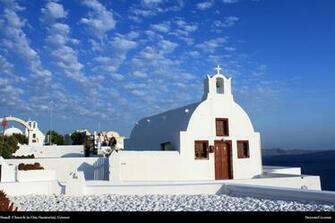 Santorini Greece Desktop Wallpaper From Seyeneco Website Design