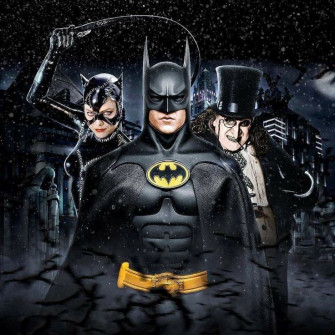 Batman Returns And Catwoman Comic Art