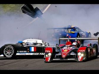 Peugeot HDi Fap Le Mans Winner Crash Wallpaper