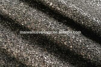 Mica Wallpaper Vermiculite Little Stone Black