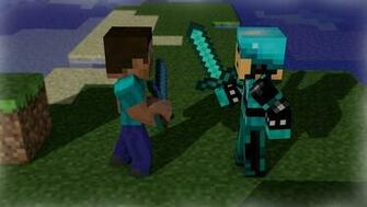 This Is A Minecraft Background That I Have Made It Shows My