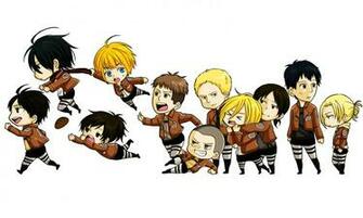 Attack On Titan Chibi Wallpaper HD Background Pictures