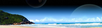 Amazing Beach Dual Monitor Wallpaper