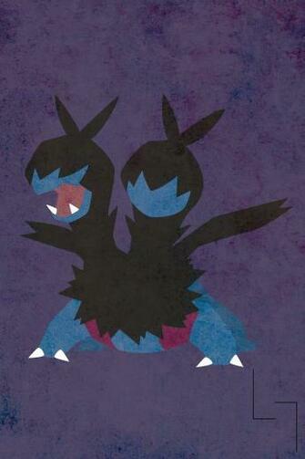 Zweilous Pokemon Poster Art
