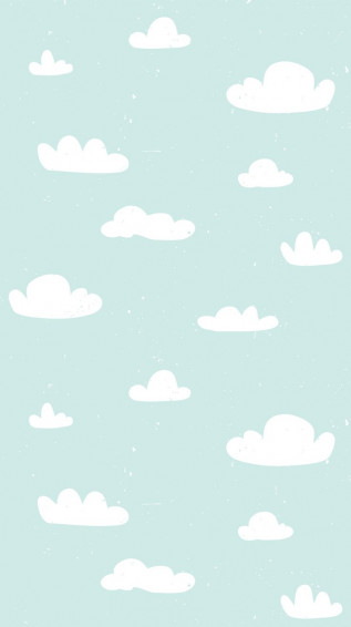 Love Blue Sky iPhone Wallpaper Home Screen Panpins