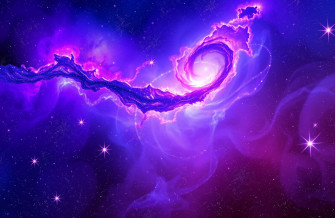 Purple And Blue Galaxy Wallpaper