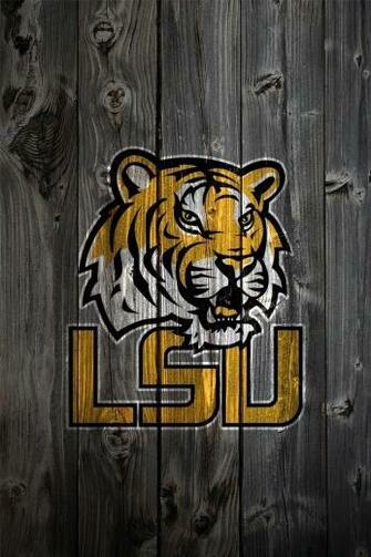 Lsu Tigers Wood iPhone 4s Wallpaper