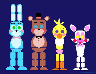 Fnaf Fnaf2 Bonniethebunny Chicathechicken Freddyfazbear