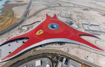 Wallpaper Ferrari World Dubai Uae Abu Dhabi Emirates Park