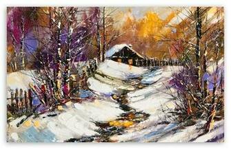 Oil Painting HD Wallpaper For Standard Fullscreen Uxga Xga