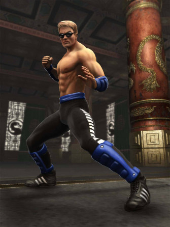 Johnny Cage Unleashes A Powerful Attack In Mortal Kombat
