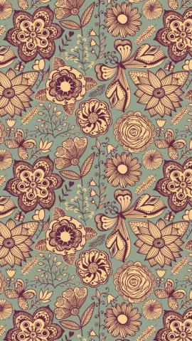 Vintage Pattern The iPhone Wallpaper For