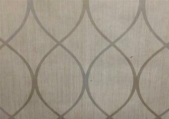 Designer Modern Trellis Tone On Big Stripe Platinum Silver Gold
