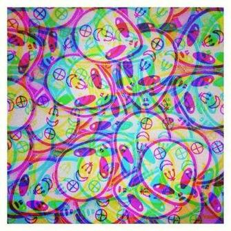 Trippy Background Alien
