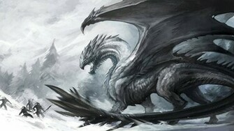 Ice Dragon Art Wallpaper