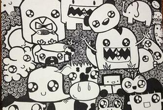 Will Draw You A Cute Random Doodle Hand Or Print Wallpaper For