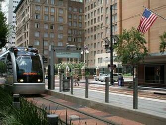 Main Street In Houston City Wallpaper