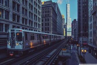 Chicago Illinois Trains 4k HD Desktop Wallpaper For Ultra