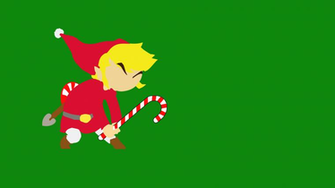 Minimalist Christmas Toon Link By Zetrem123