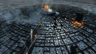 Futuristic Black Megastructure HD Wallpaper Cool Image 4k