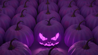 Purple Halloween Aesthetic Wallpaper