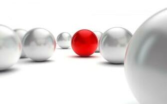 3d Red Ball Wallpaper