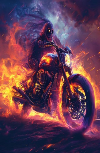 Ghost Rider Bike Wallpaper
