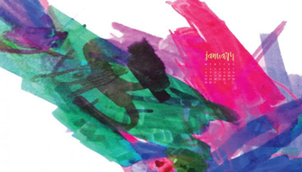 Oh So Lovely Shares January Wallpaper In