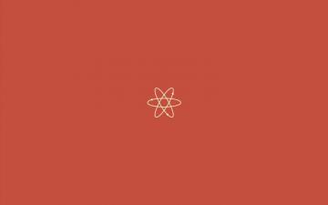 Minimalistic Atom Wallpaper