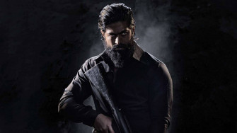 Intense Rocky Bhai Holding Rifle In Kgf Chapter