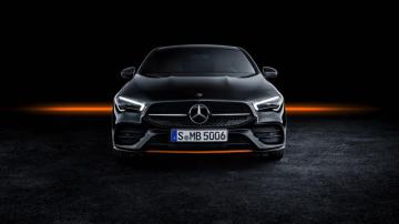 Mercedes Benz Cla Amg Line Edition Orange Art 4k