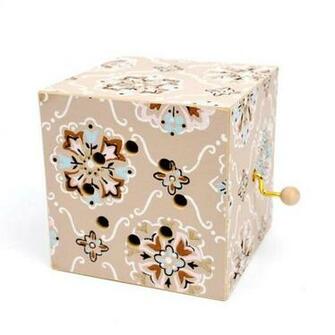 Vintage Wallpaper Music Box Plays Love Me Tender