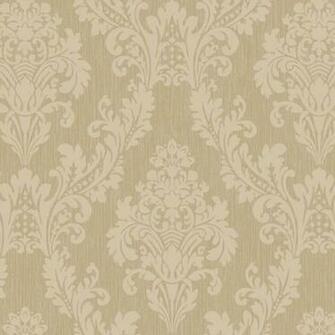 Gold Grande Damask Wallpaper Wall Sticker Outlet