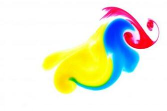 Yellow Blue Pink On White Wallpaper Color Colors Red