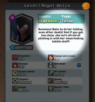 Clash Royale New Cards Update Legendary Bandit Night