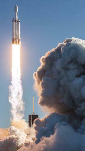 Pauline Acalin On A Couple Falcon Heavy Phone Wallpaper
