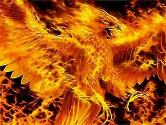 Cool Blue Phoenix Wallpaper