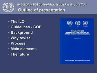 Imo Ilo Unece Guidelines For Packing Of Cargo Transport Units Ctu