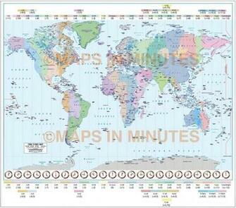 Time Zone Map World Zones And International Maps Wallpaper