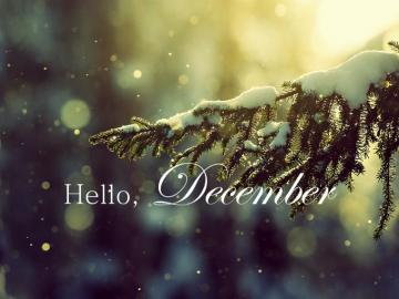Hello December Wallpaper Top Background